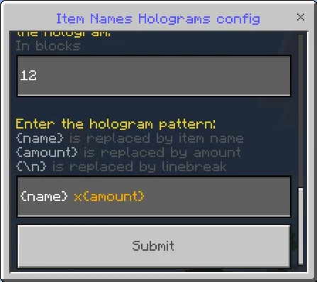Item Drops Holograms Addon screenshot 3
