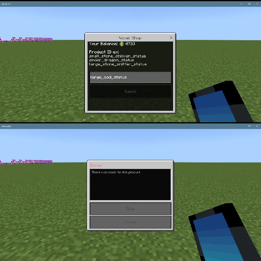 Just Statues Addon screenshot