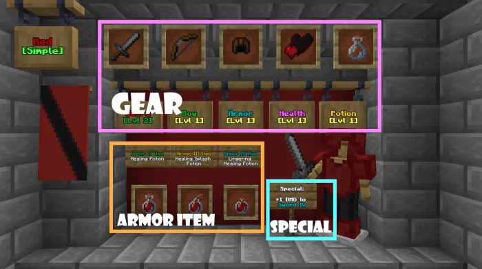 Raid Arena (Competitive kitPvP) Map screenshot