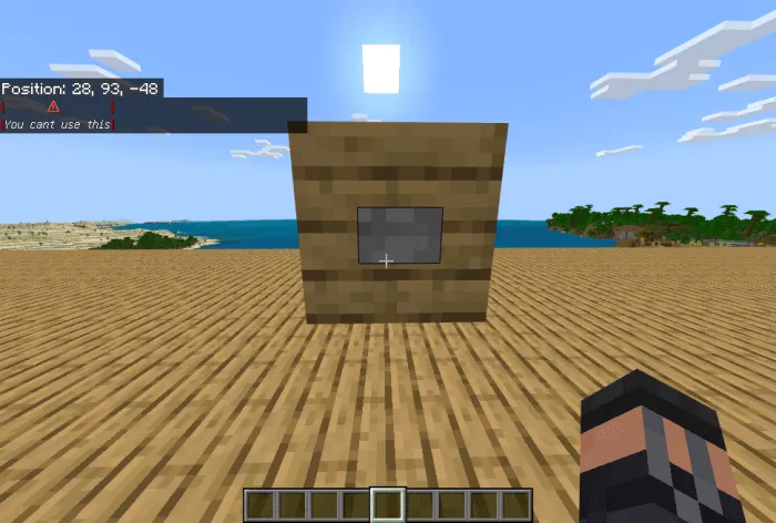 Block Interaction Prevention Addon screenshot