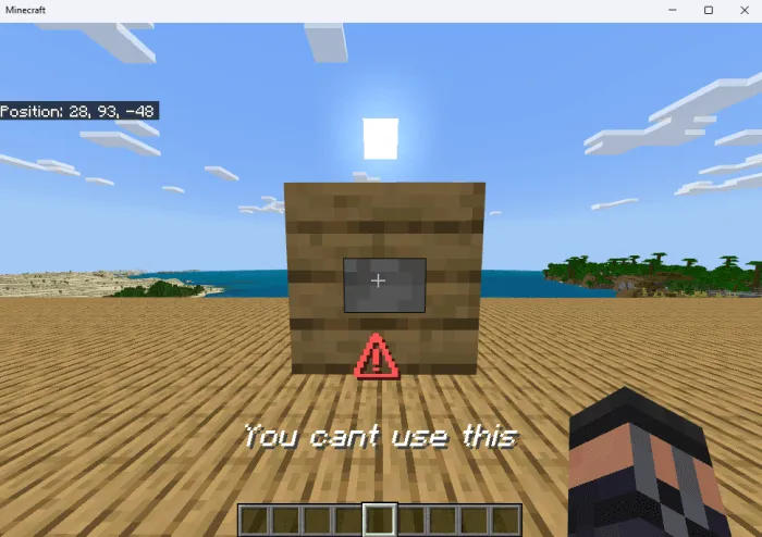 Block Interaction Prevention Addon screenshot