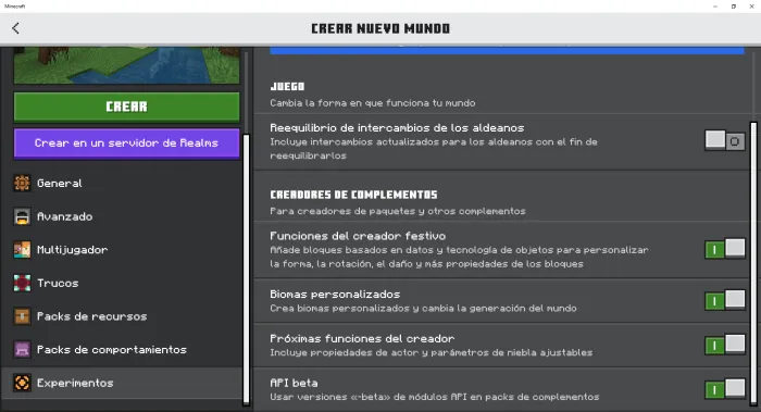 Typical American Dishes Addon screenshot
