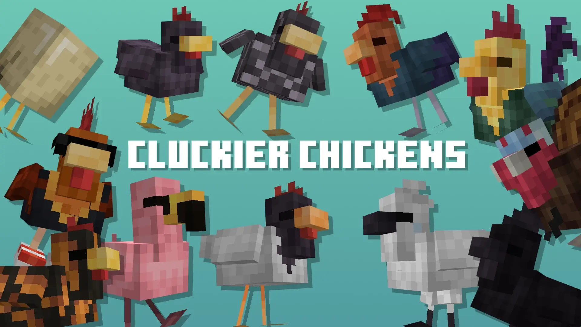 Cluckier Chickens Addon / Texture Pack thumbnail