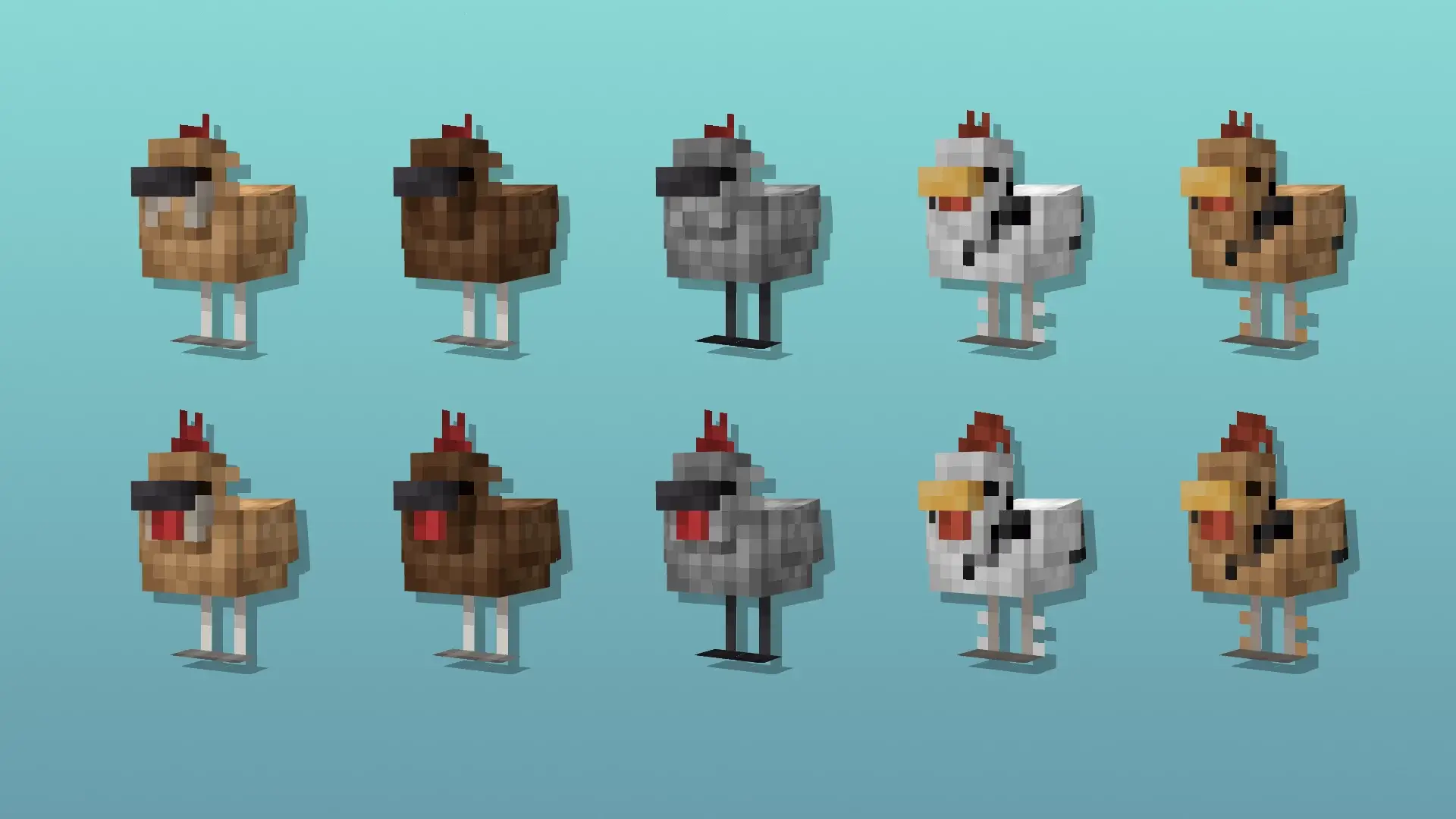 Cluckier Chickens Addon / Texture Pack screenshot