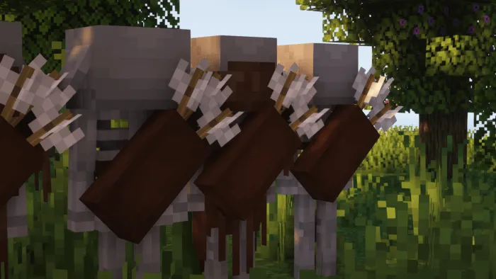 Better Skeletons Addon / Texture Pack screenshot