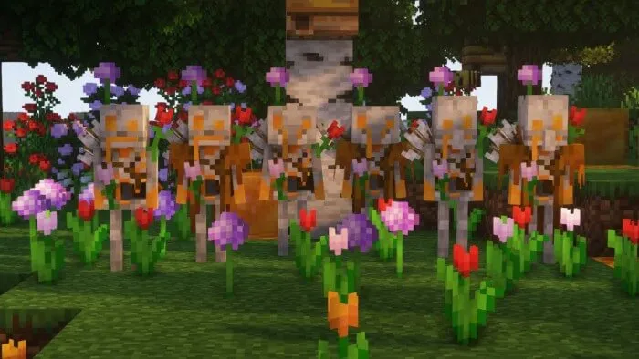 Better Skeletons Addon / Texture Pack screenshot