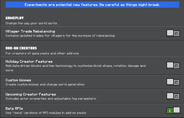 AppleSkin Bedrock Addon screenshot