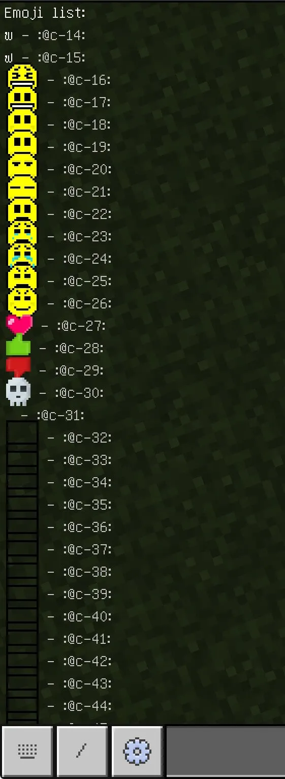 Emoji Craft Addon screenshot