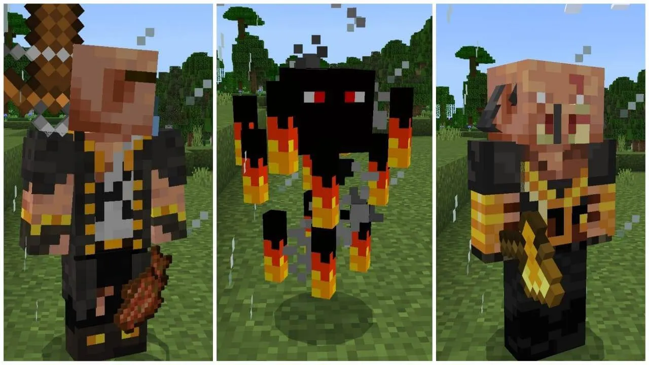 Outfitted Mobs Addon / Texture Pack screenshot