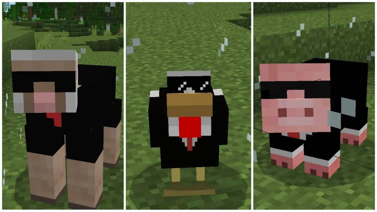 Outfitted Mobs Addon / Texture Pack screenshot
