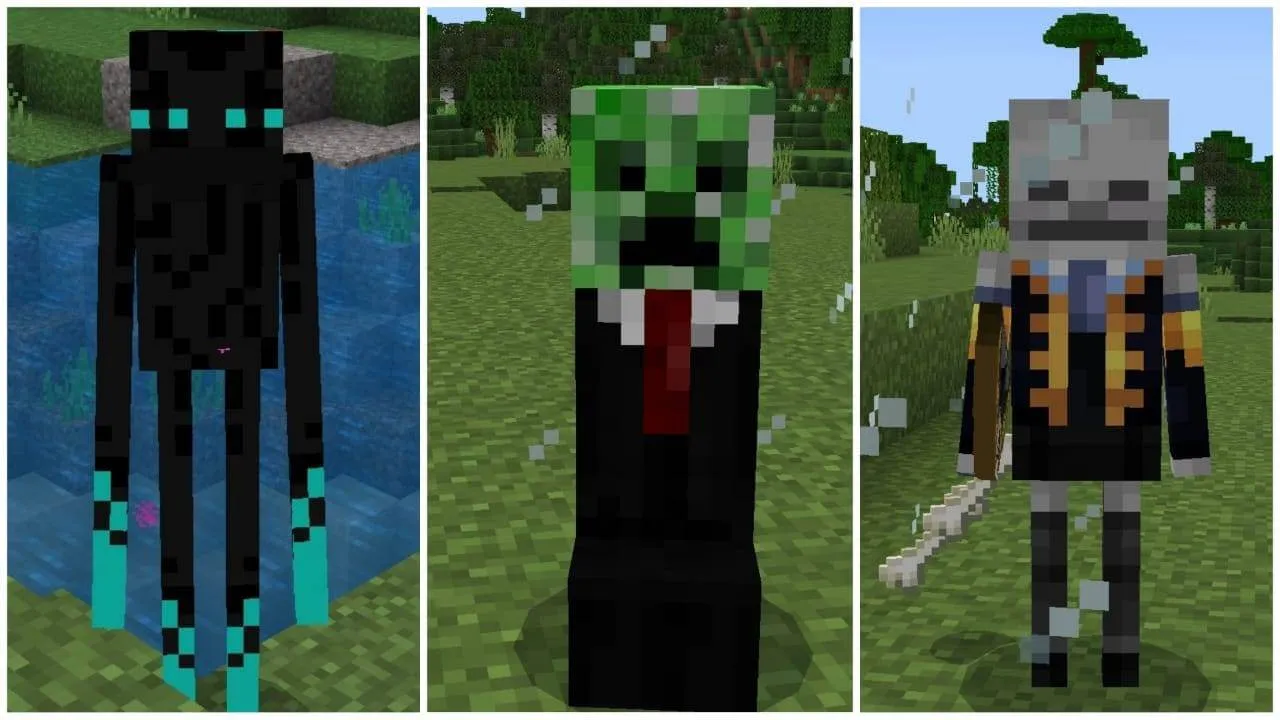 Outfitted Mobs Addon / Texture Pack screenshot