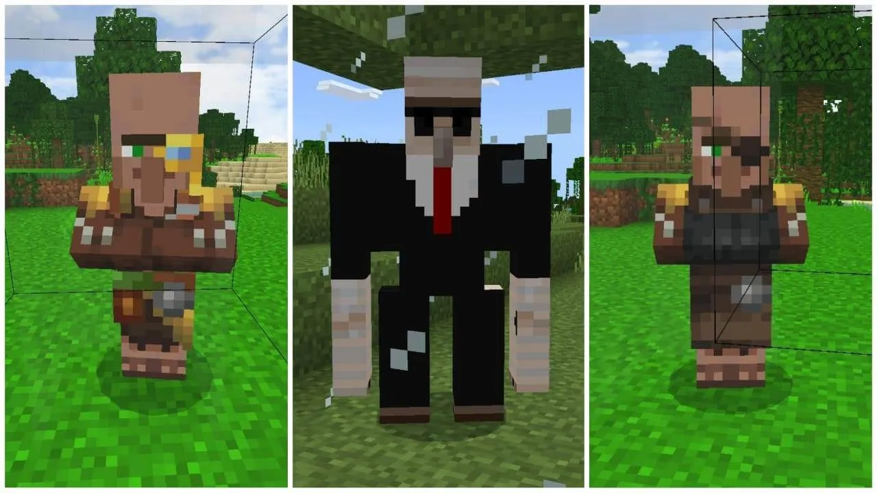 Outfitted Mobs Addon / Texture Pack screenshot
