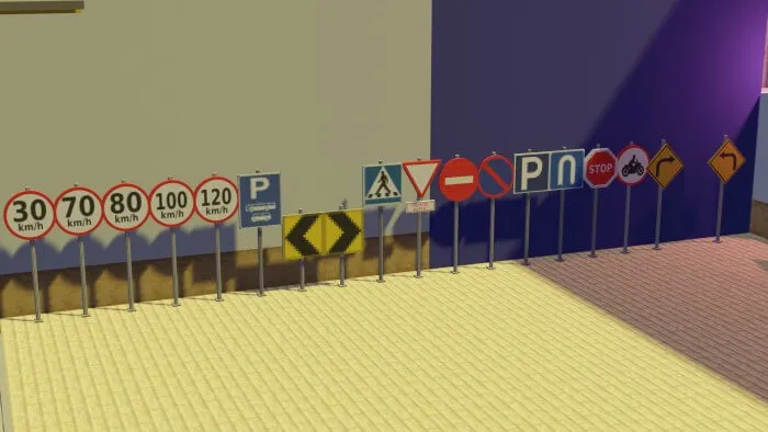RoadSigns+ Addon screenshot