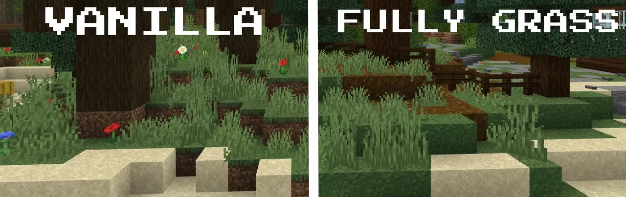 Fast Better Grass - Full Grass – Texture Pack screenshot