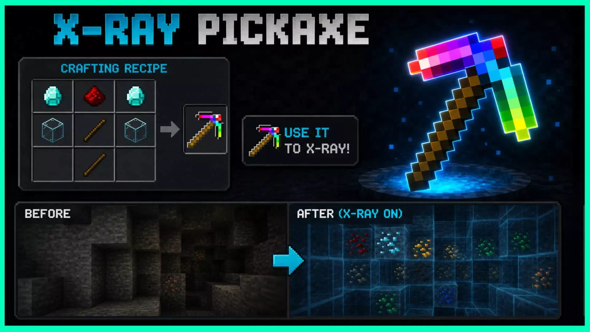 X-Ray Pickaxe Addon pic 2