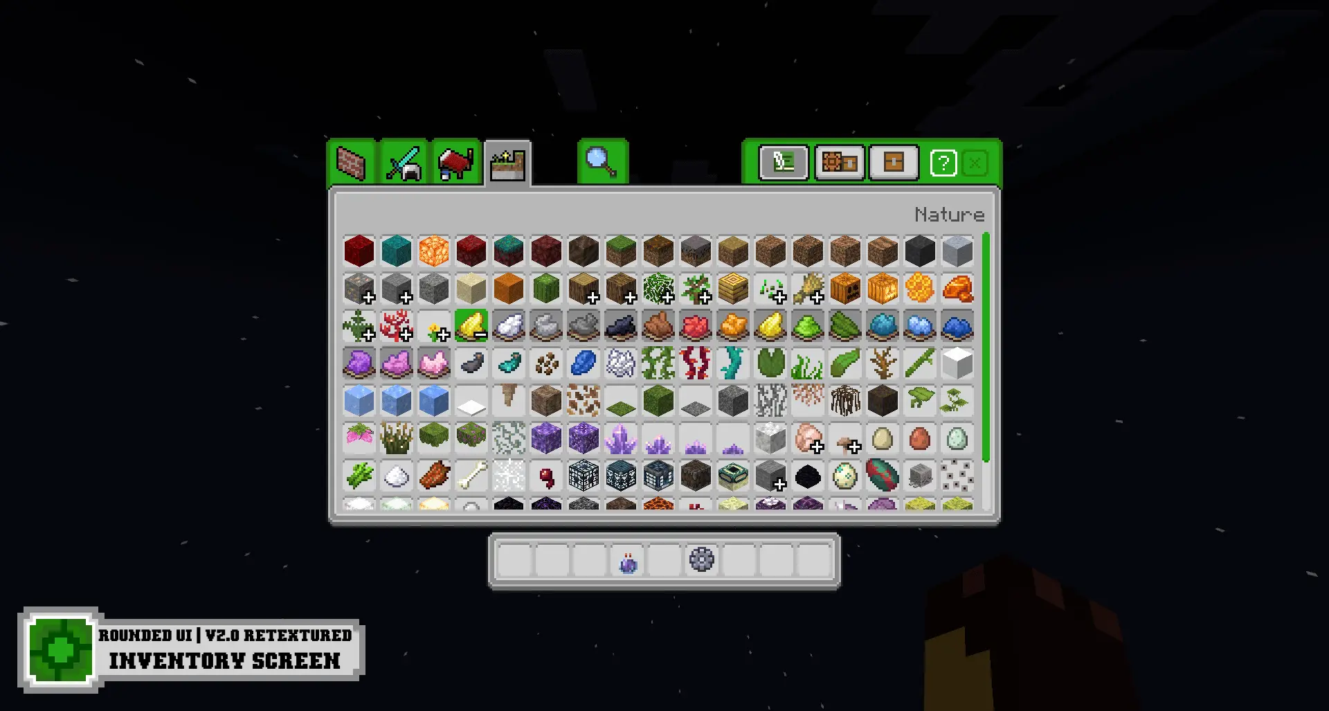 Rounded UI | Light – Resource Pack screenshot