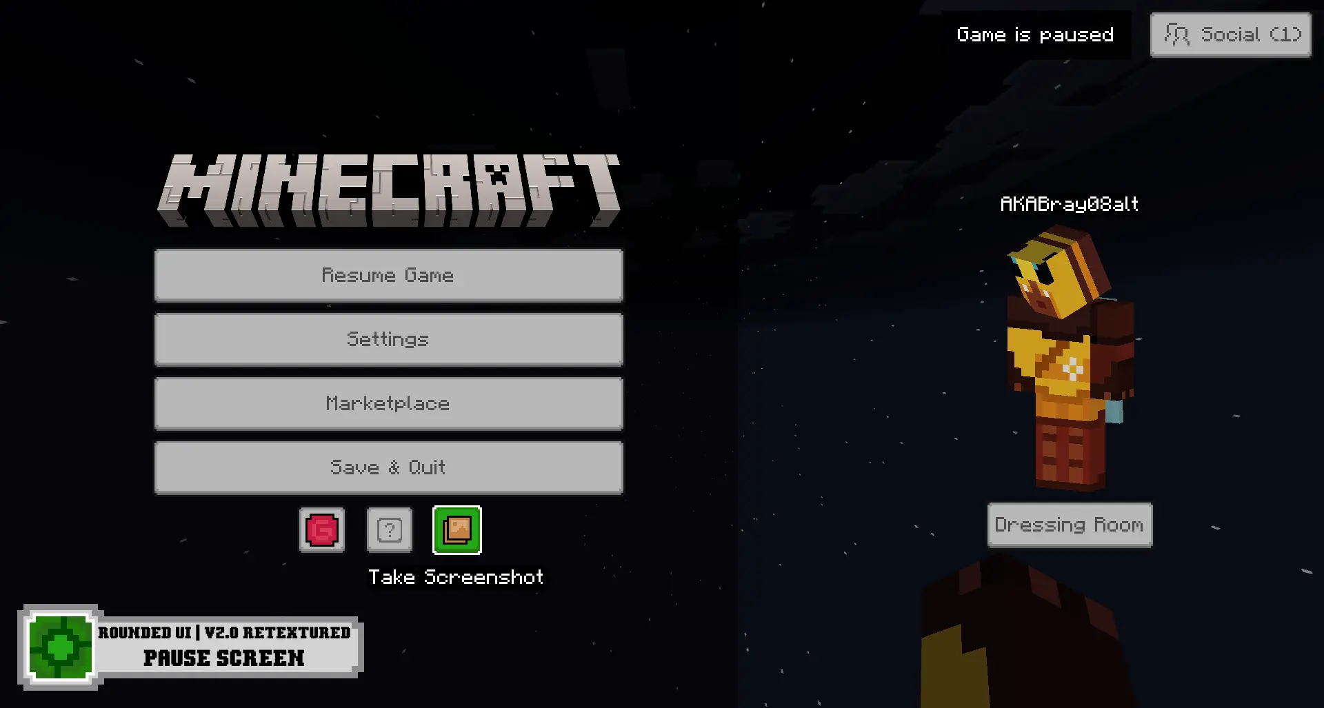 Rounded UI | Light – Resource Pack screenshot