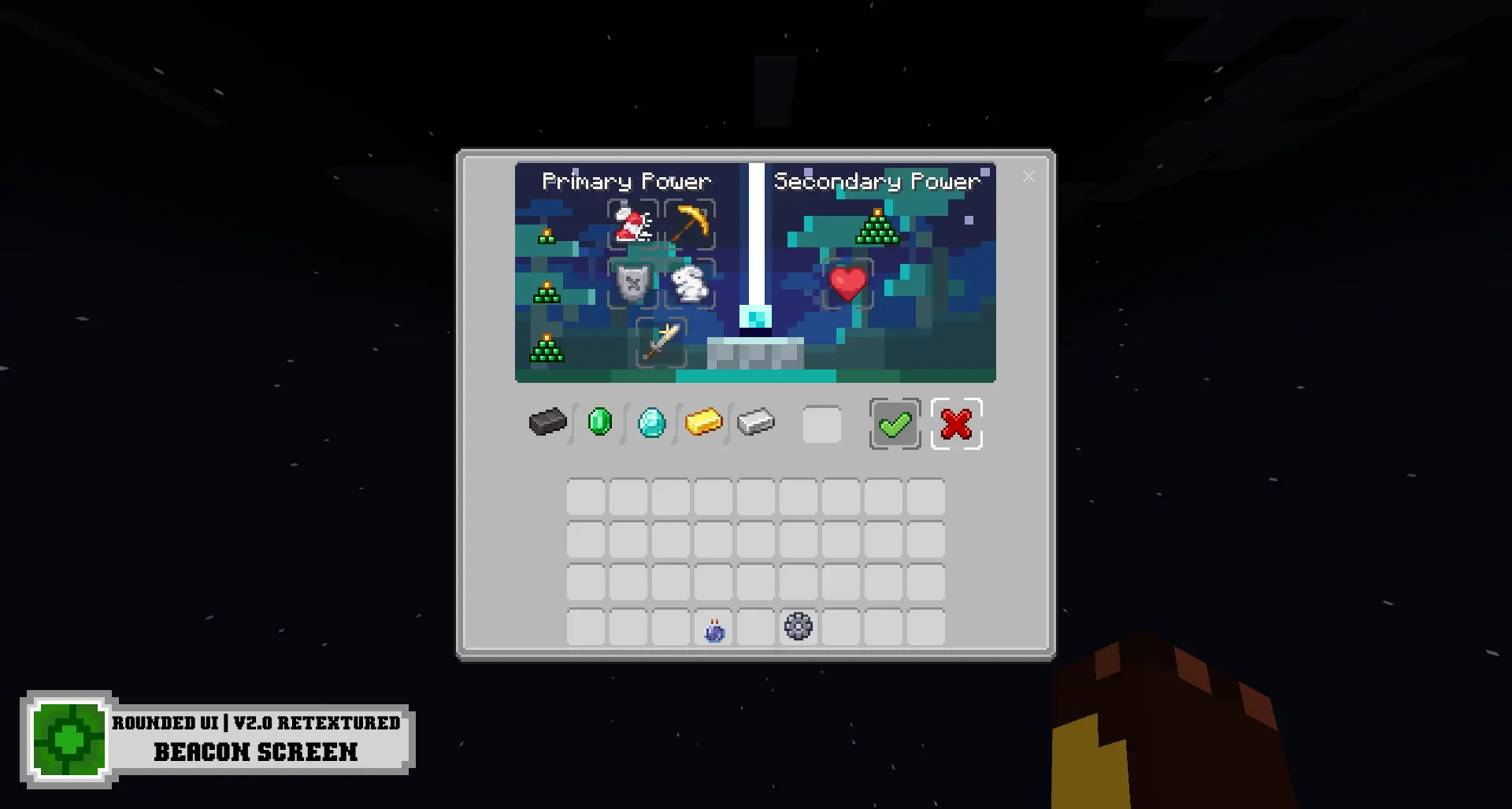 Rounded UI | Light – Resource Pack screenshot