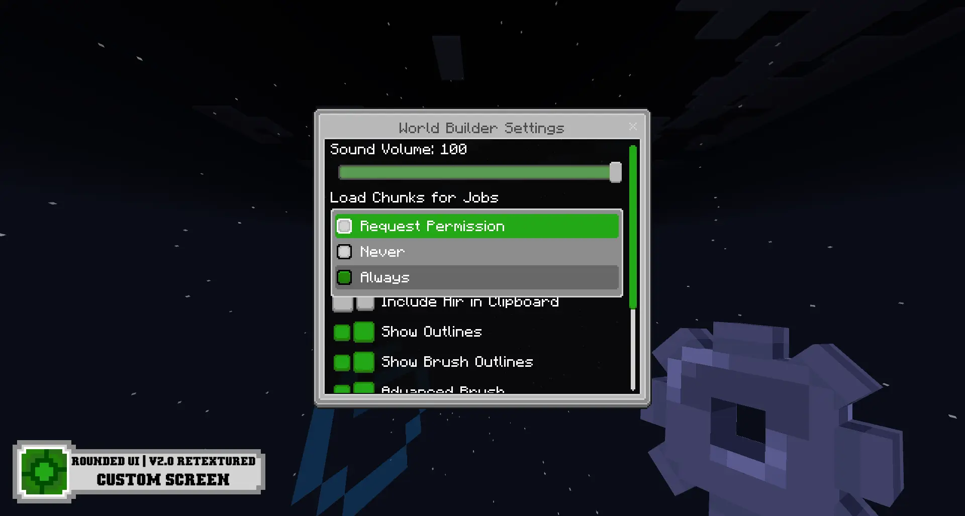 Rounded UI | Light – Resource Pack screenshot
