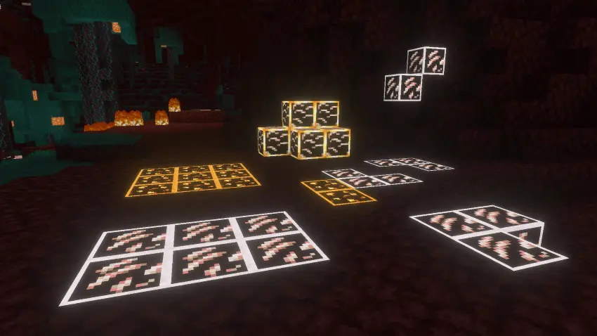 Radiant Glowing Ores – Texture Pack screenshot