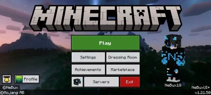 NeBux UI+ – Texture Pack screenshot