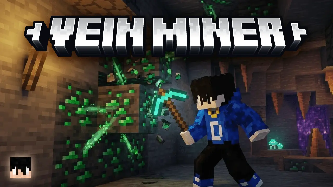 Vein Miner [Achivements] Mod / Addon thumbnail
