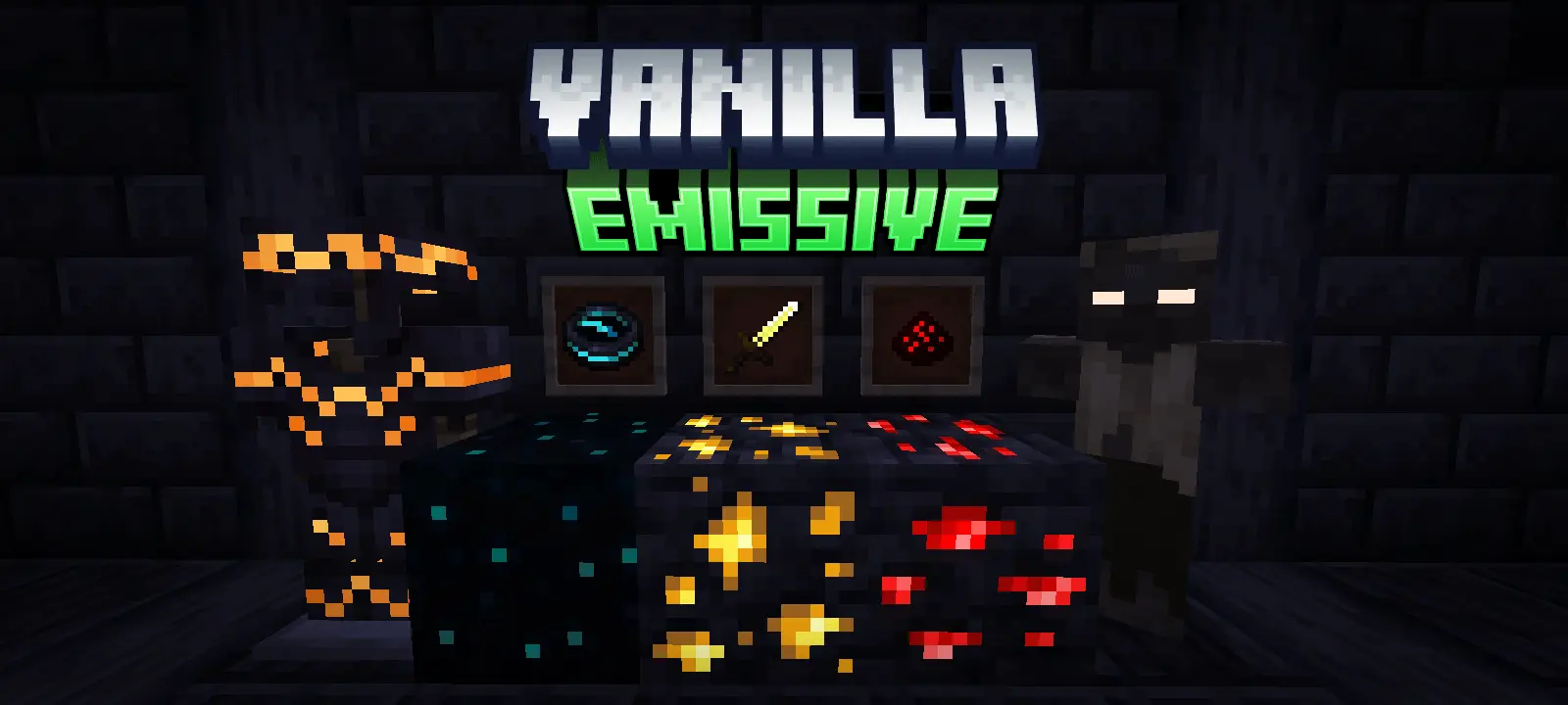 Vanilla Emissive Resource Pack thumbnail