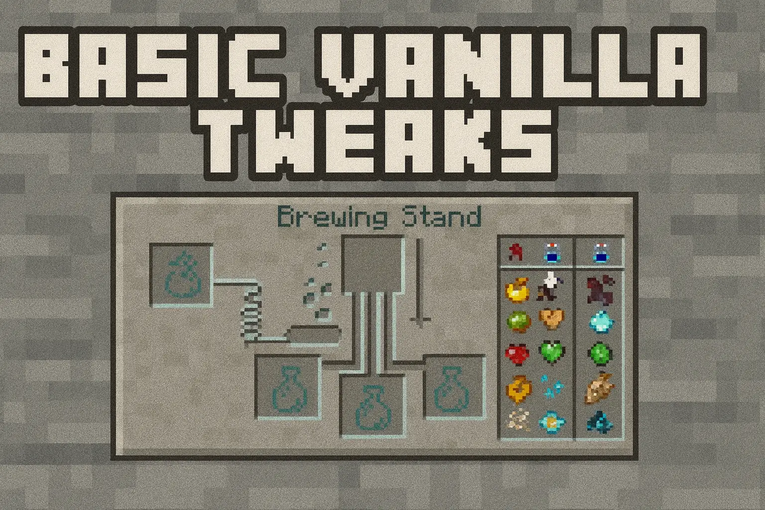 Basic Vanilla Tweaks Texture Pack thumbnail