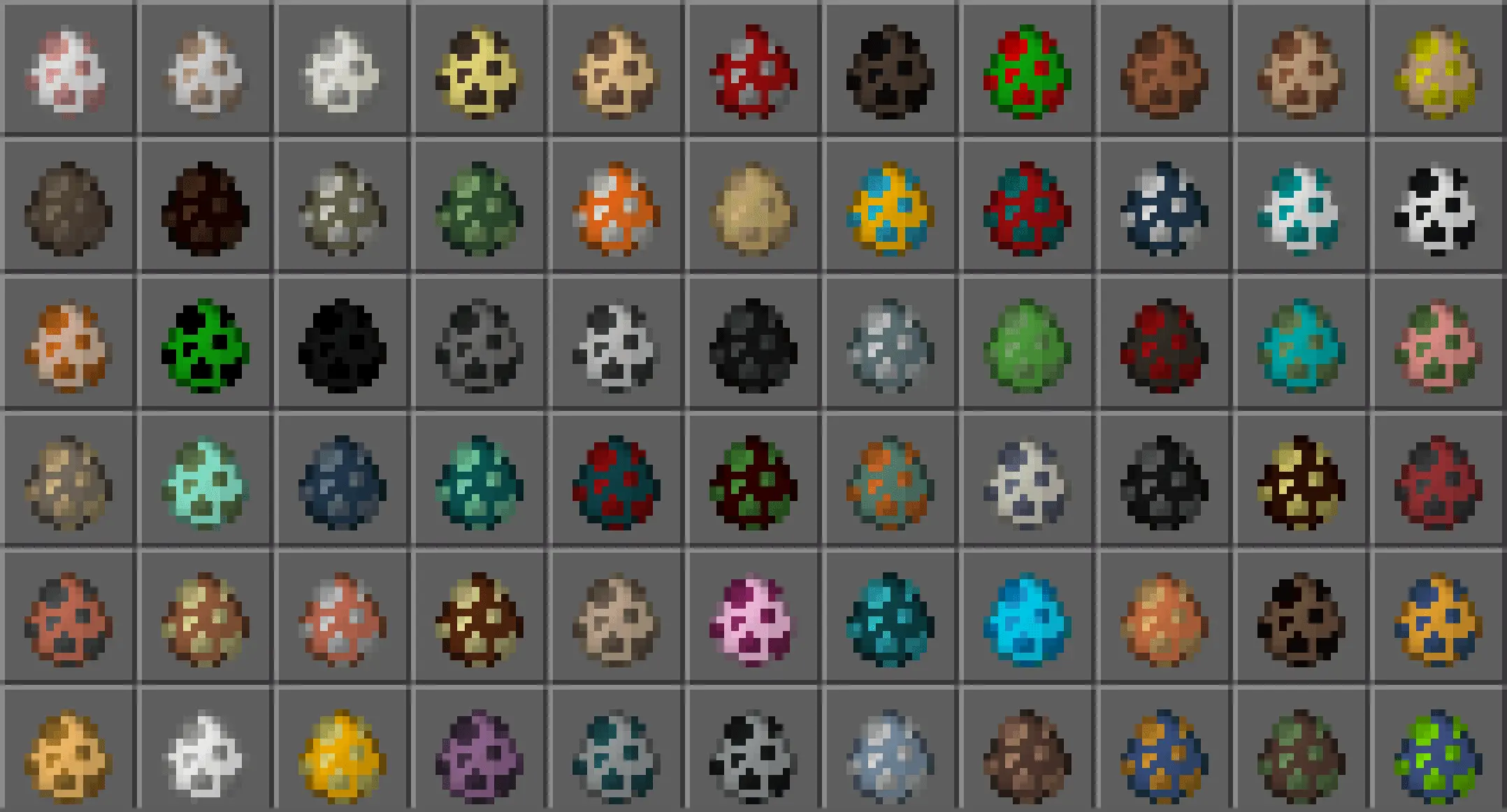 Spawn Eggs Revert Texture Pack thumbnail