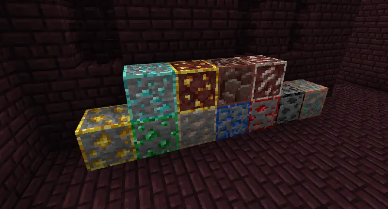 Outlined Ores – Texture Pack screenshot