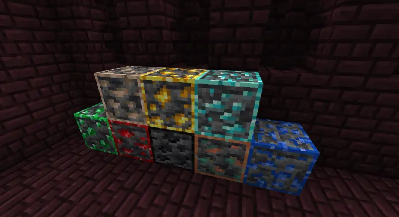 Outlined Ores – Texture Pack screenshot