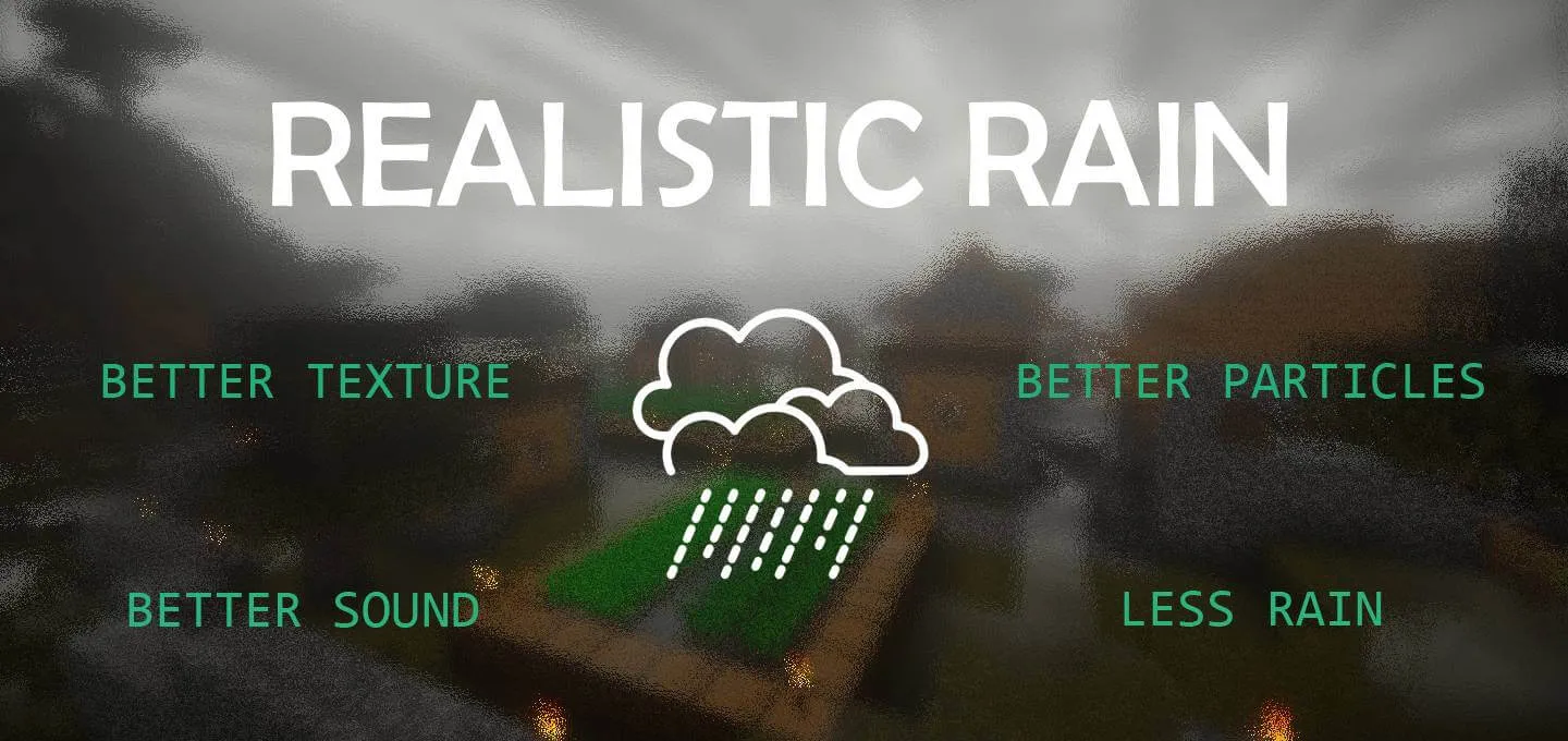 Realistic Rain pack | Better Rain – Texture Pack thumbnail
