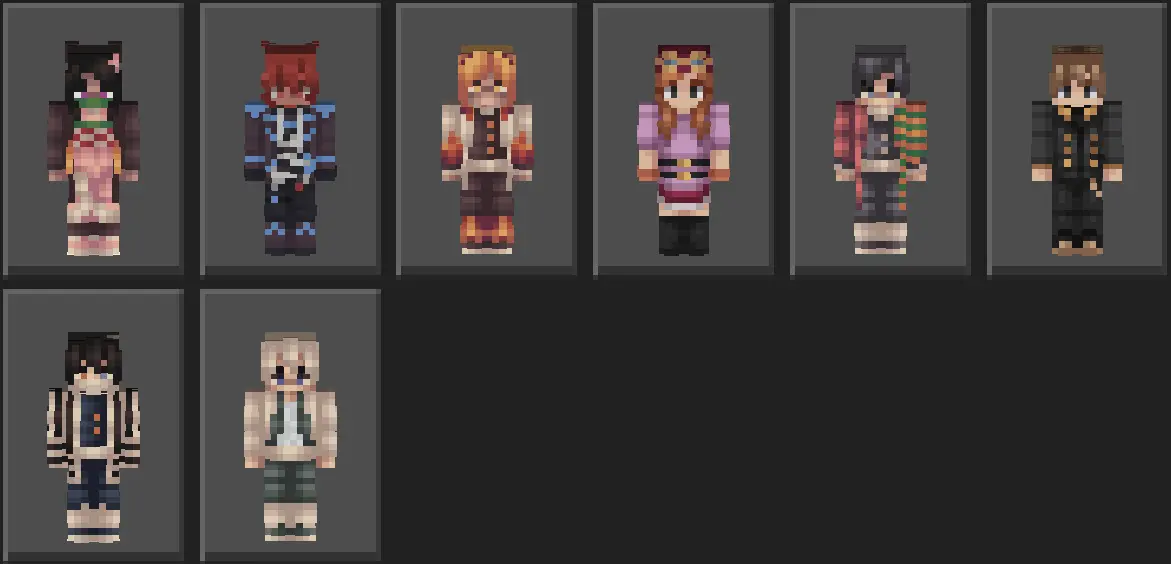 Anime Heroes Skin Pack screenshot 2