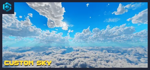 Fluffy Clouds [Custom SKY] – Texture Pack thumbnail