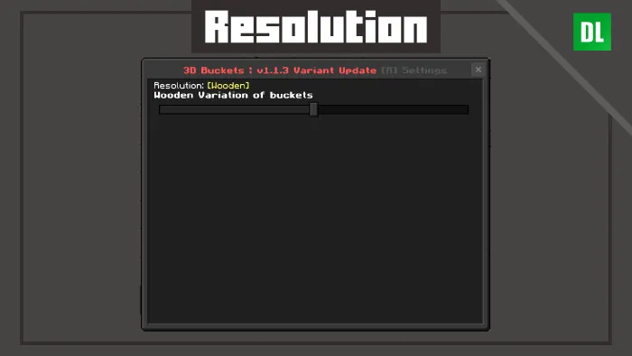 3D Buckets – Texture Pack screenshot