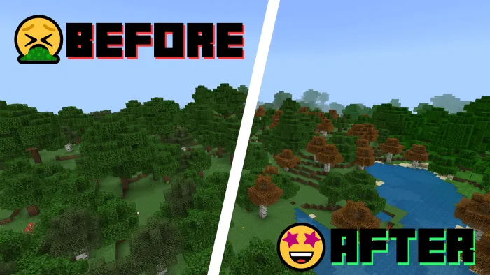 Minecraft QoL (Quality Of Life) Addon / Texture Pack screenshot