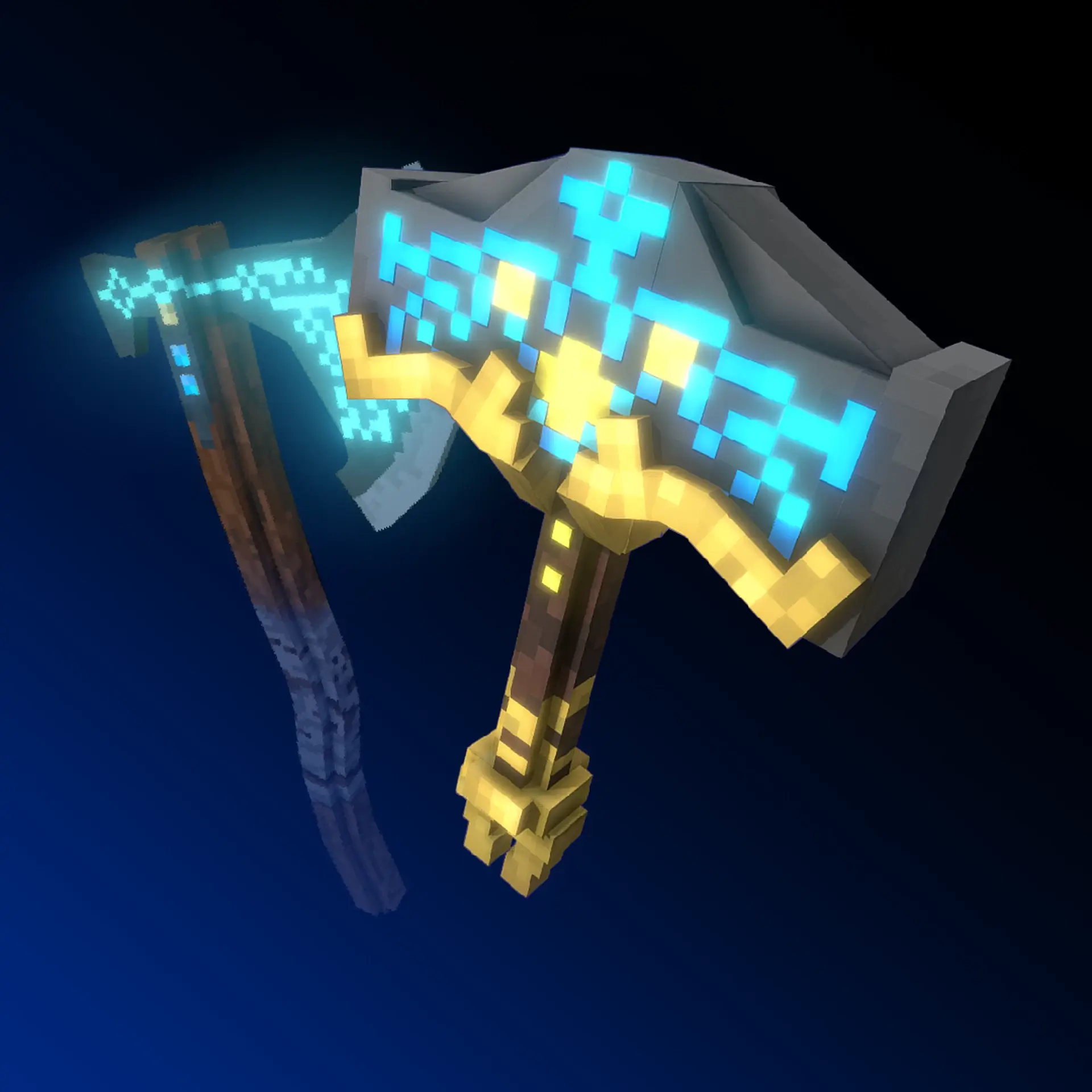 Mjolnir Trident (God of War Ragnarök) Addon / Texture Pack screenshot