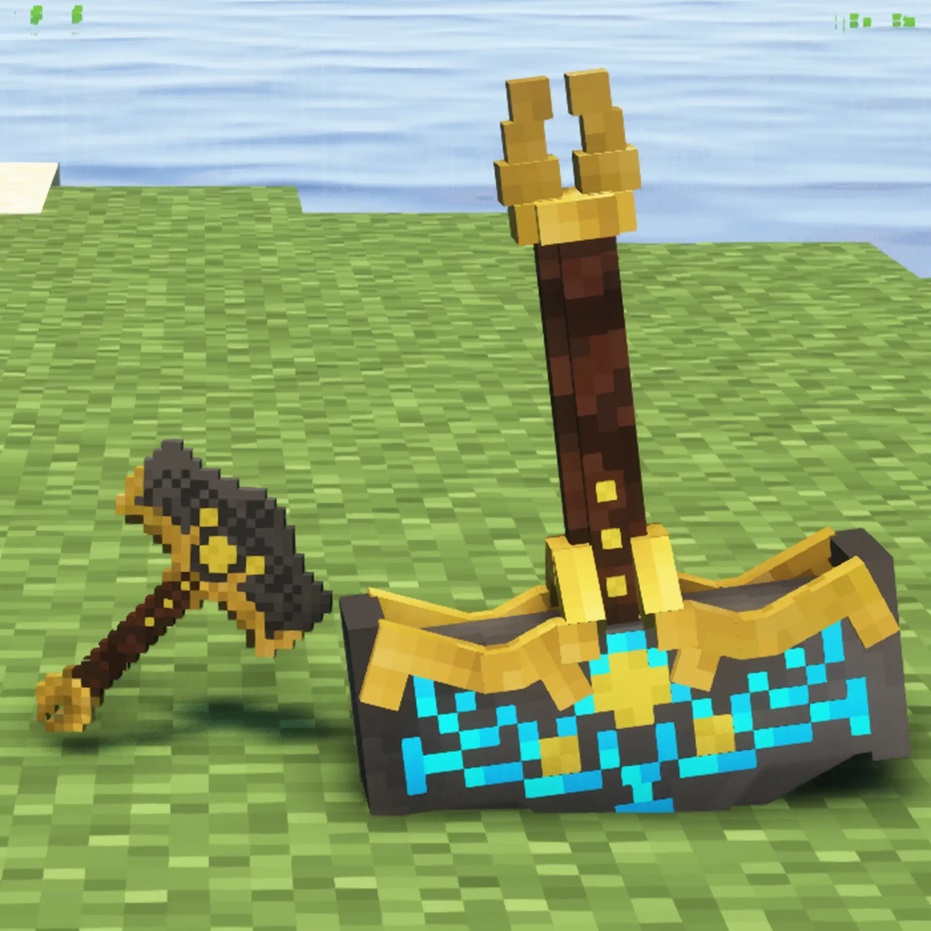 Mjolnir Trident (God of War Ragnarök) Addon / Texture Pack screenshot