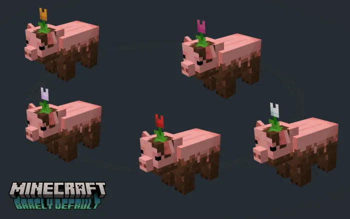 Barely Default - Pigs Addon / Texture Pack screenshot