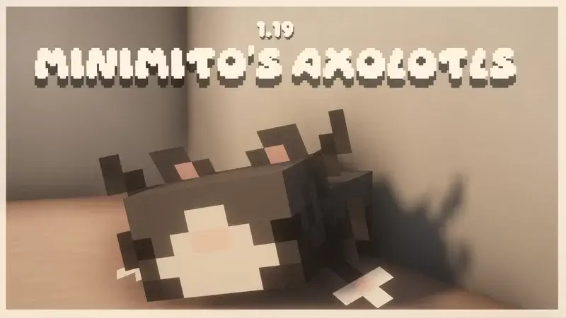 Minimito's Axolotls Addon / Texture Pack screenshot