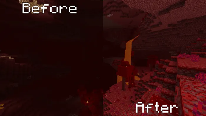 FullBright - Night Vision Shader for RenderDragon screenshot