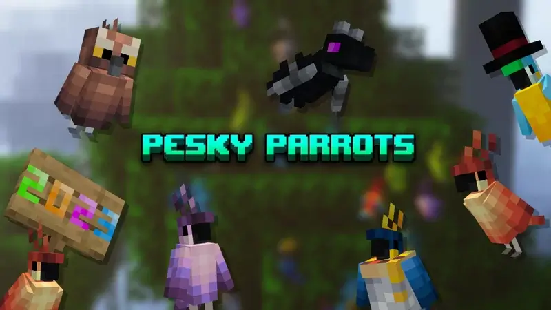 Pesky Parrots Addon / Texture Pack screenshot