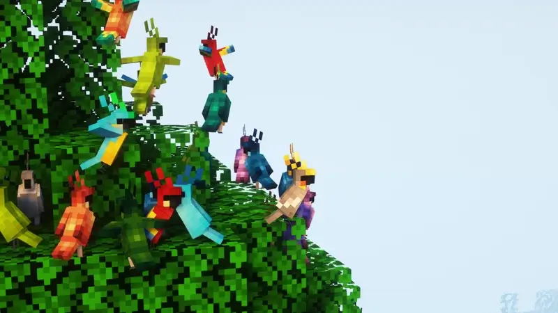 Pesky Parrots Addon / Texture Pack screenshot