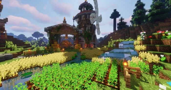 Futuristic House Mountain Map screenshot