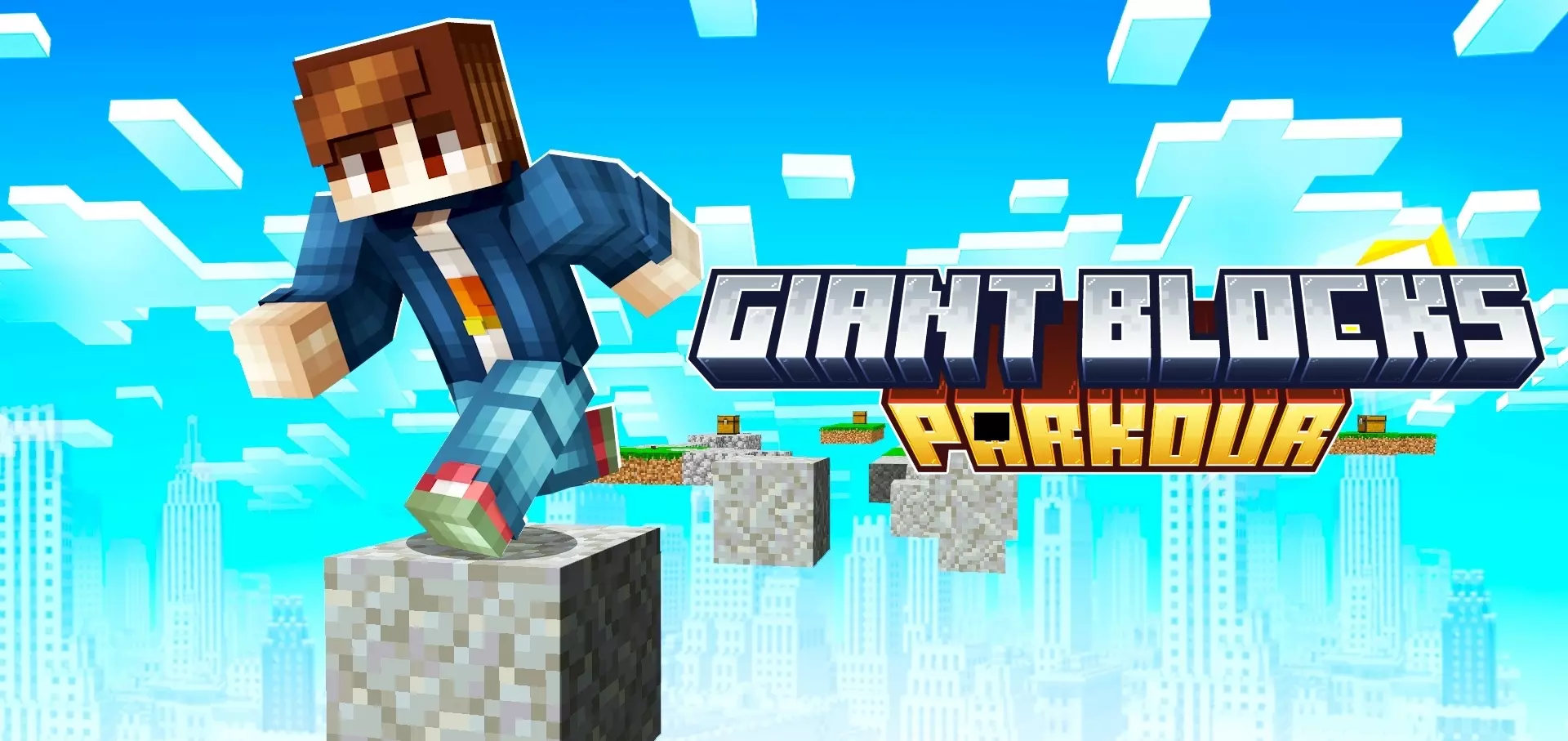 Giant Blocks Parkour Map thumbnail