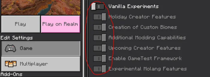 Sand's Vanilla Tools+ Addon screenshot