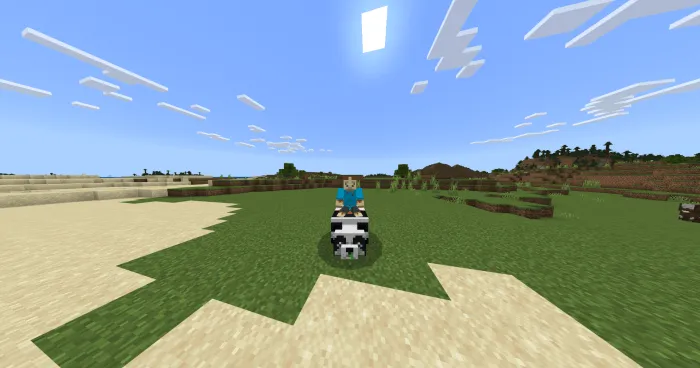 Rideable Pandas Addon screenshot