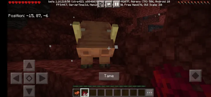 Rideable Hoglin V2 Addon screenshot