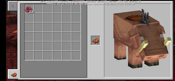 Rideable Hoglin V2 Addon screenshot