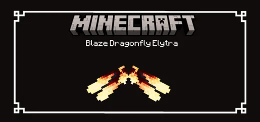 Blaze Dragonfly Elytra Addon / Texture Pack thumbnail